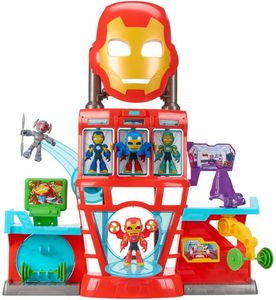 MARVEL HASBRO  IRON MAN AND HIS AWESOME FRIENDS IRON QUARTERS PLAYSET - PLAYSET