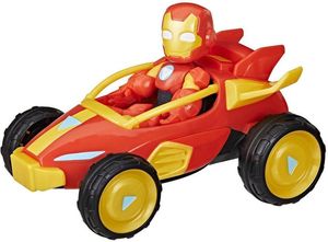MARVEL HASBRO IRON MAN AND HIS AWESOME - IRON MAN IRON RACER VEHICLE [G1471]