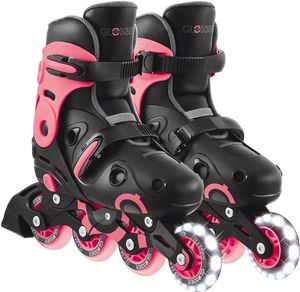 ������� GLOBBER INLINE SKATES LIGHTS NO 34-37 CORAL PINK (785-110)