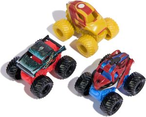 MARVEL MONSTER JAM: MINI JAMS - IRON MAN / VENOM / THE AMAZING SPIDER-MAN 3PACK