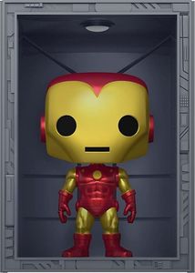 FUNKO POP! DELUXE: MARVEL HALL OF ARMOR: IRON MAN MODEL 4 (METALLIC)