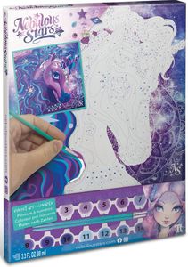 PAINT BY NUMBER CANVAS NEBULOUS STARS