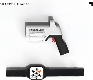 ��� ���� SHARPER IMAGE LASER TAG HANDTANK BATTLE PACK