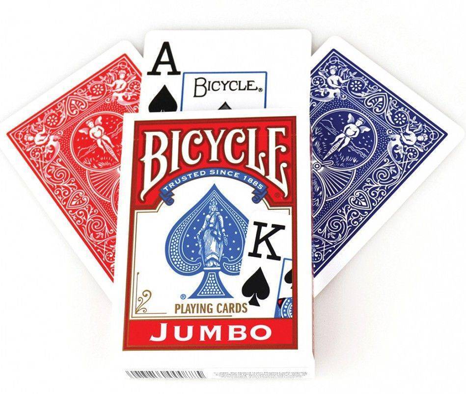 BICYCLE ΤΡΑΠΟΥΛΑ BICYCLE RIDER BACK INTERNATIONAL JUMBO INDEX ΚΟΚΚΙΝΟ