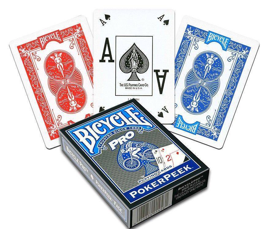 ΤΡΑΠΟΥΛΑ BICYCLE PRO RED - BLUE MIX DECK ΚΟΚΚΙΝΟ