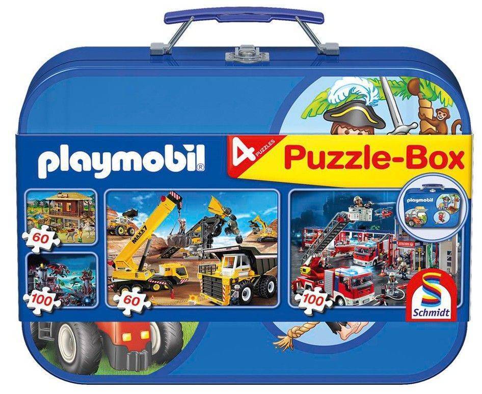 SCHMIDT PUZZLE PLAYMOBIL ΒΑΛΙΤΣAΚΙ 2X60 + 2X100 (55599)
