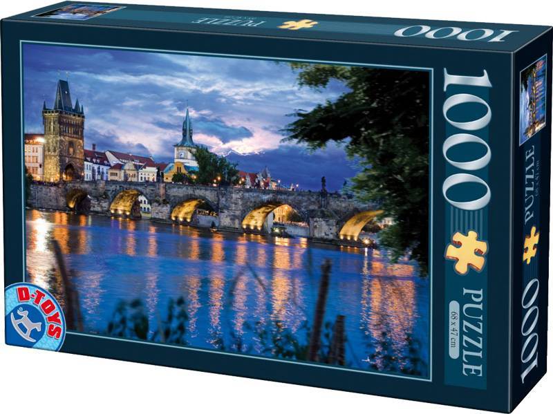 PUZZLE D-TOYS ΓΕΦΥΡΑ ΜΕ ΚΑΜΑΡΕΣ 1000 ΚΟΜΜΑΤΙΑ