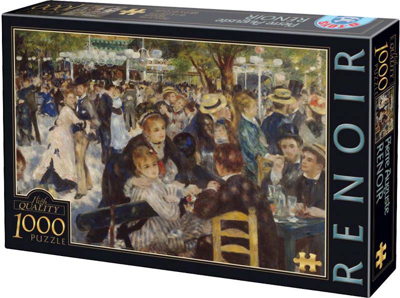 MOULIN DE LA GALETTE RENOIR D-TOYS 1000 ΚΟΜΜΑΤΙΑ