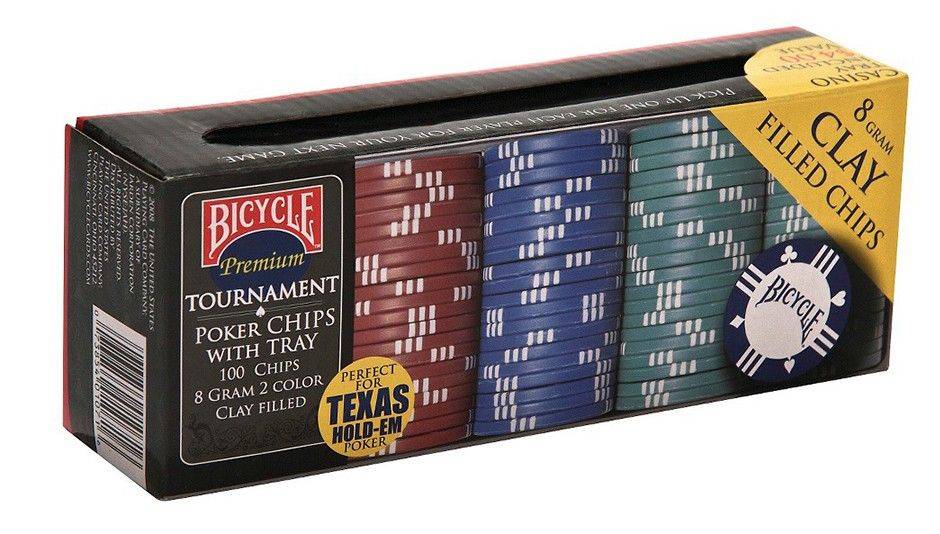 ΜΑΡΚΕΣ BICYCLE 8G CLAY CHIPS 100ΤΜΧ