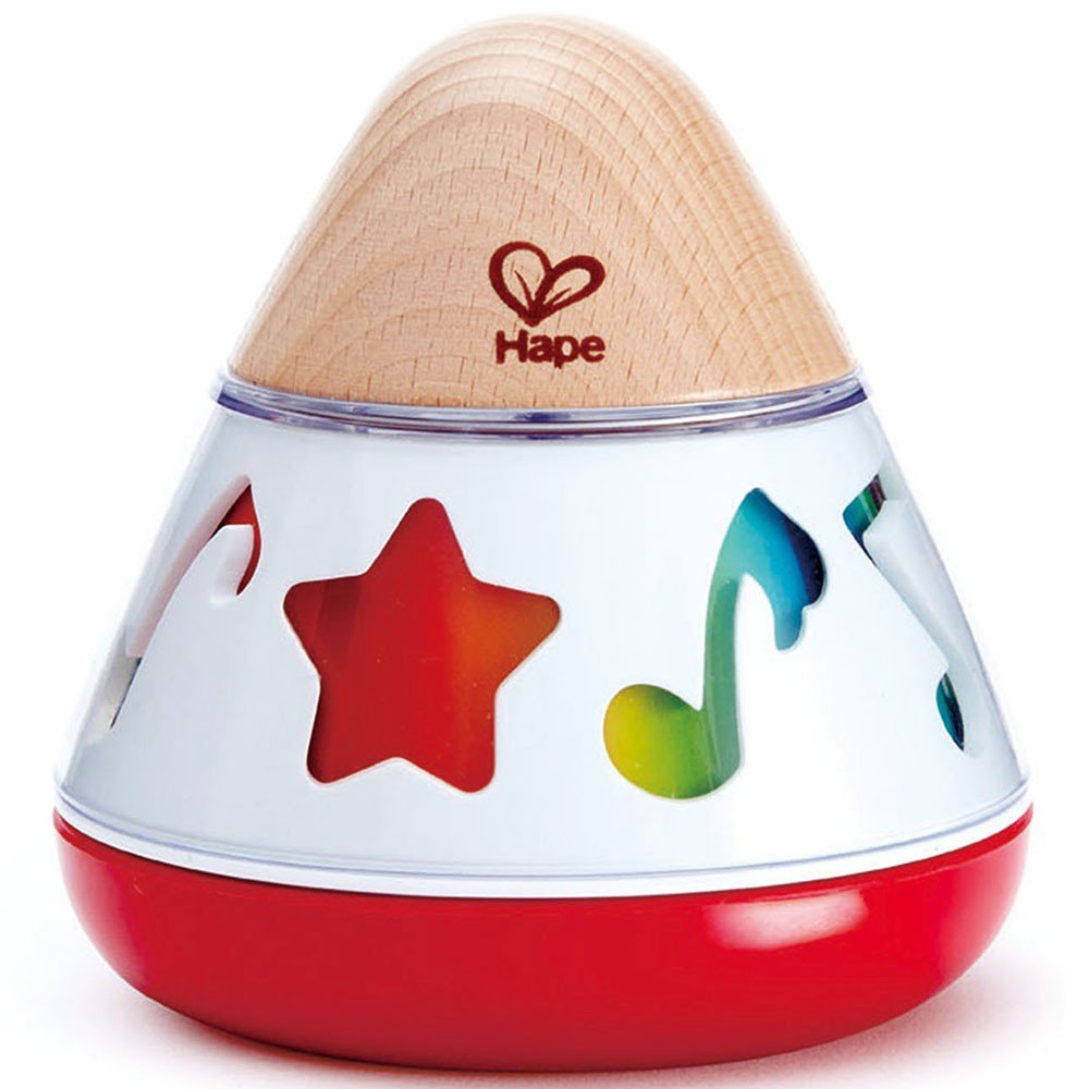 HAPE ΞΥΛΙΝΟ ΠΕΡΙΣΤΡΕΦΟΜΕΝΟ ΜΟΥΣΙΚΟ ΚΟΥΤΙ HAPE ROTATING MUSIC BOX