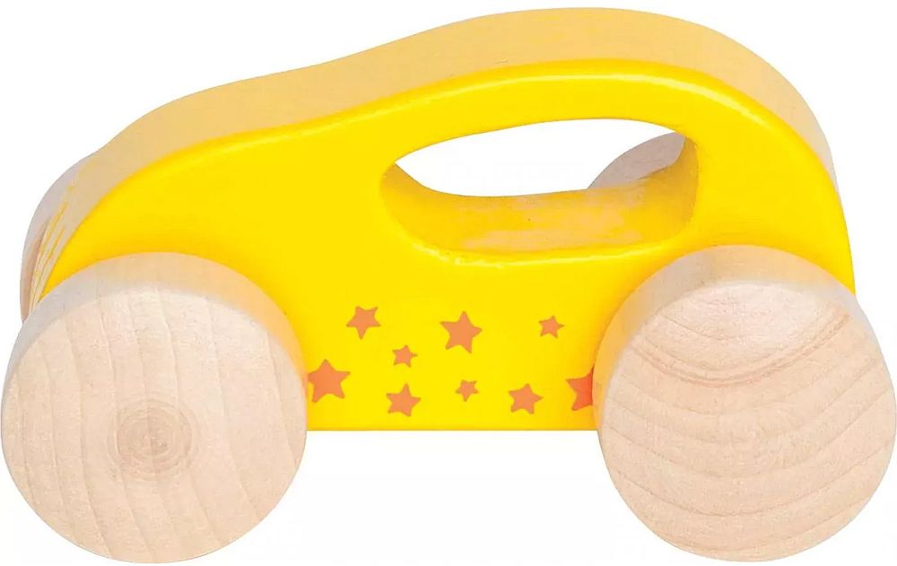 HAPE ΜΙΚΡΑ ΠΟΛΥΧΡΩΜΑ ΑΥΤΟΚΙΝΗΤΑΚΙΑ HAPE LITTLE AUTO ΚΙΤΡΙΝΟ 1ΤΕΜ