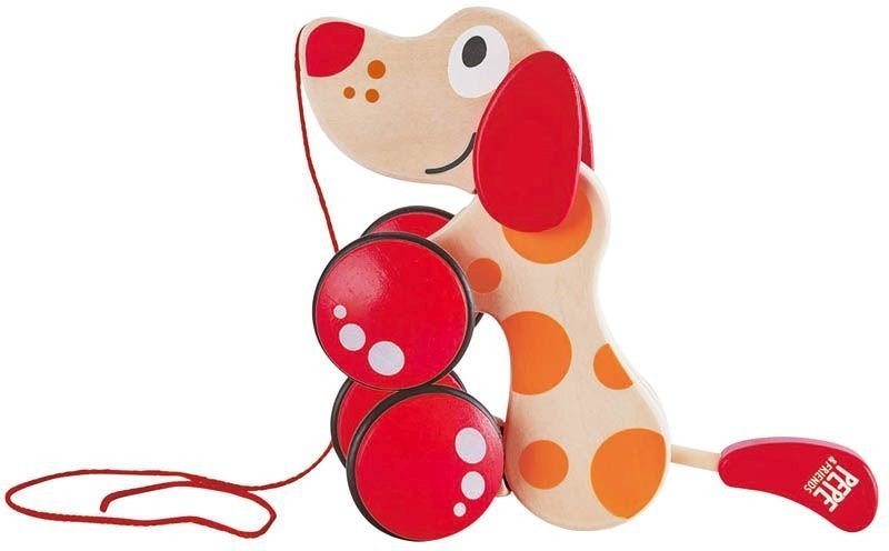 HAPE ΒΟΛΤΑ ΜΕ ΤΟΝ ΠΕΠΕ ΤΟ ΣΚΥΛΑΚΙ HAPE PEPE PULL ALONG 1ΤΕΜ