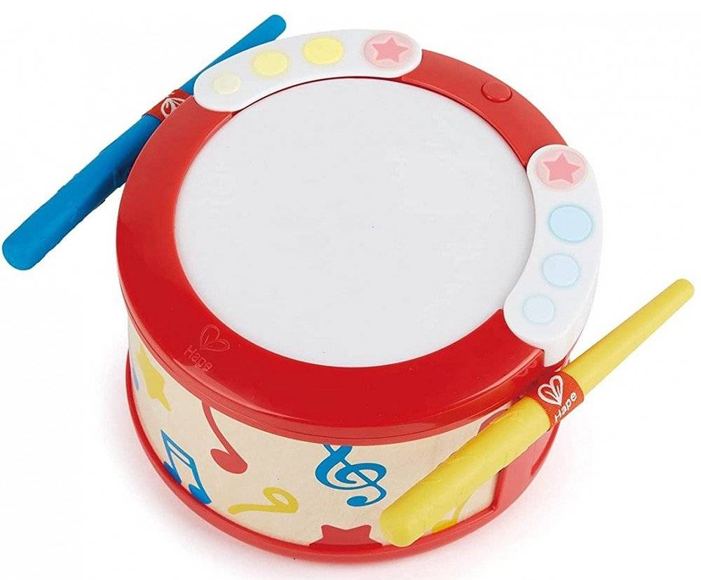 ΞΥΛΙΝΟ ΤΥΜΠΑΝΟ HAPE EARLY MELODIES LEARN WITH LIGHTS DRUM