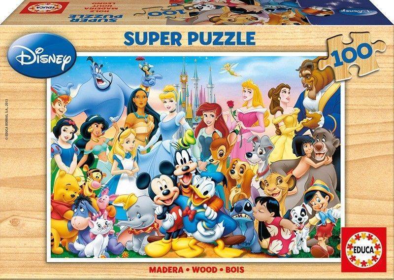 ΠΑΖΛ EDUCA WONDERFUL WORLD OF DISNEY 100TMX