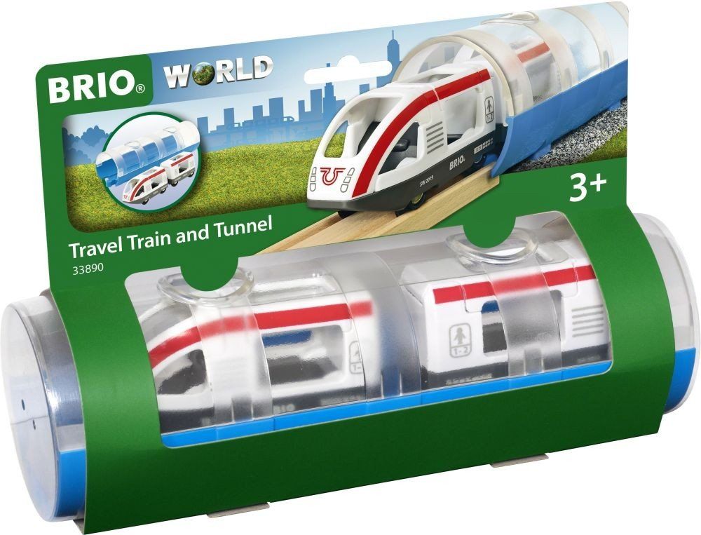 BRIO ΕΠΙΒΑΤΙΚΟ ΤΡΕΝΟ ΜΕ ΤΟΥΝΕΛ BRIO 3ΤΜΧ (33890)