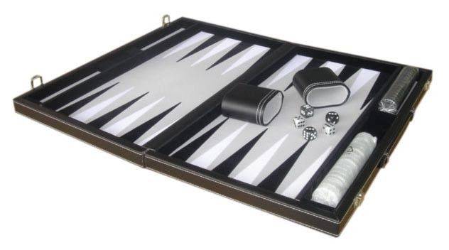 ΤΑΒΛΙ-ΒΑΛΙΤΣΑ PLATINUM GAMES ΔΕΡΜΑΤΙΝΗ ΜΑΥΡΟ 47X28CM