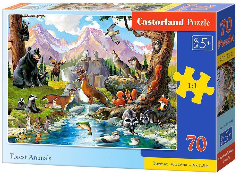 FOREST ANIMALS CASTORLAND 70 ΚΟΜΜΑΤΙΑ