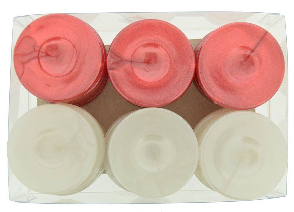 SUPERGIFTS ΠΟΥΛΙΑ ΠΕΡΛΕ ΜΕΣΑΙΑ ΚΟΚΚΙΝΟ-ΛΕΥΚΟ 25MM 30ΤΜΧ