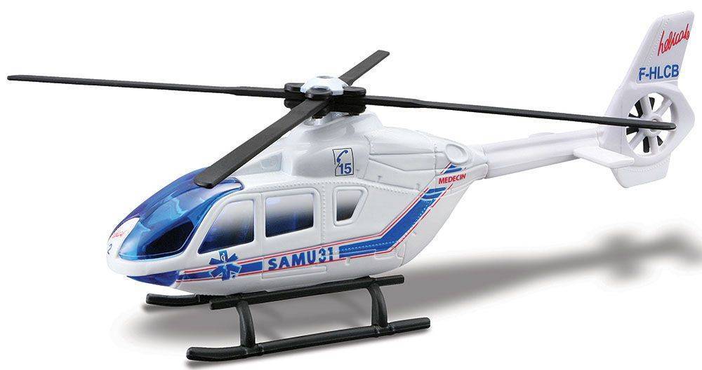 BBURAGO ΕΛΙΚΟΠΤΕΡΟ BBURAGO EMERGENCY FORCE HELICOPTER 1:50 WHITE (18/32040)