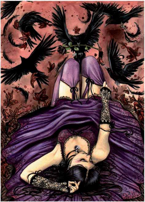 LADY OF CROWS-GOTHICA SCARLET RICORDI 500 ΚΟΜΜΑΤΙΑ