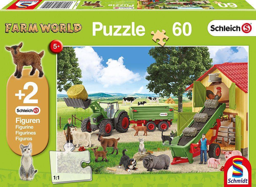 SCHMIDT SCHLEICH ΣΥΓΚΟΜΙΔΗ ΣΤΗ ΦΑΡΜΑ ΜΕ 2 ΦΙΓΟΥΡΕΣ SCHMIDT 60 ΚΟΜΜΑΤΙΑ (56241)