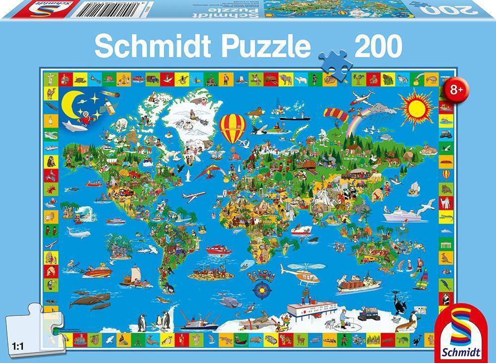 Η ΠΟΛΥΧΡΩΜΗ ΓΗ SCHMIDT 200 ΚΟΜΜΑΤΙΑ (56118)