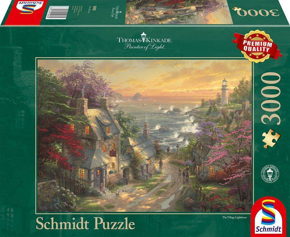 THOMAS KINKADE Ο ΦΑΡΟΣ ΤΟΥ ΧΩΡΙΟΥ SCHMIDT 3000 ΚΟΜΜΑΤΙΑ (59482)