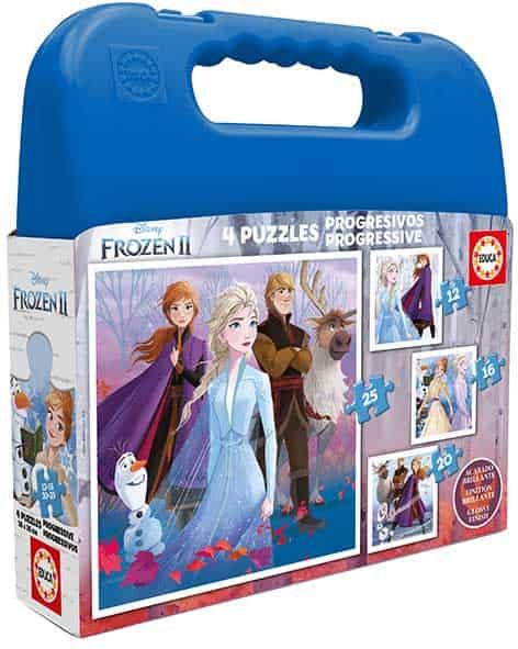 EDUCA CASE PUZZLE FROZEN 12-16-20-25 TMX