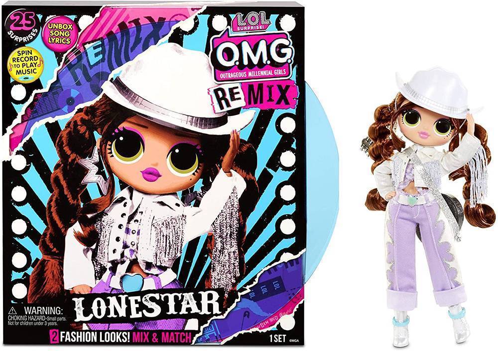 L.O.L. SURPRISE GIOCHI PREZIOSI OMG REMIX LONESTAR (LLUG1000)