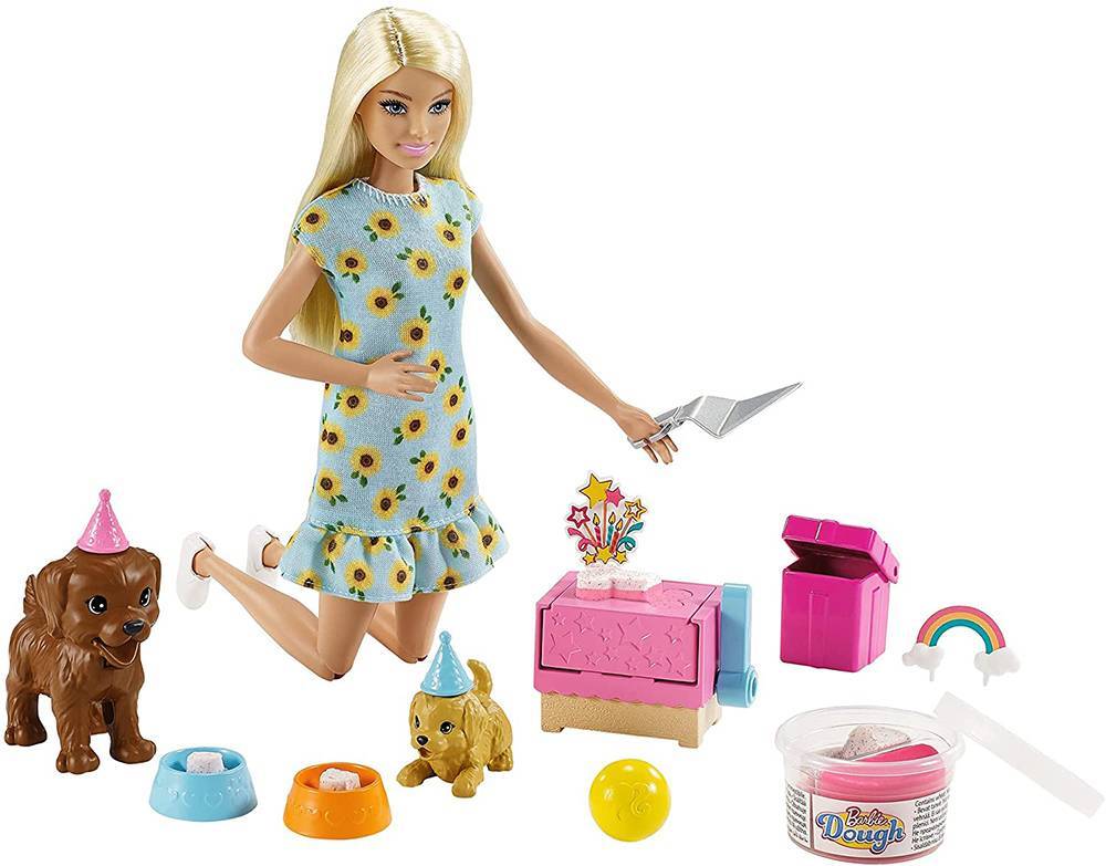MATTEL BARBIE ΚΑΙ ΣΚΥΛΑΚΙΑ ΠΑΡΤΙ ΓΕΝΕΘΛΙΩΝ (GXV75)