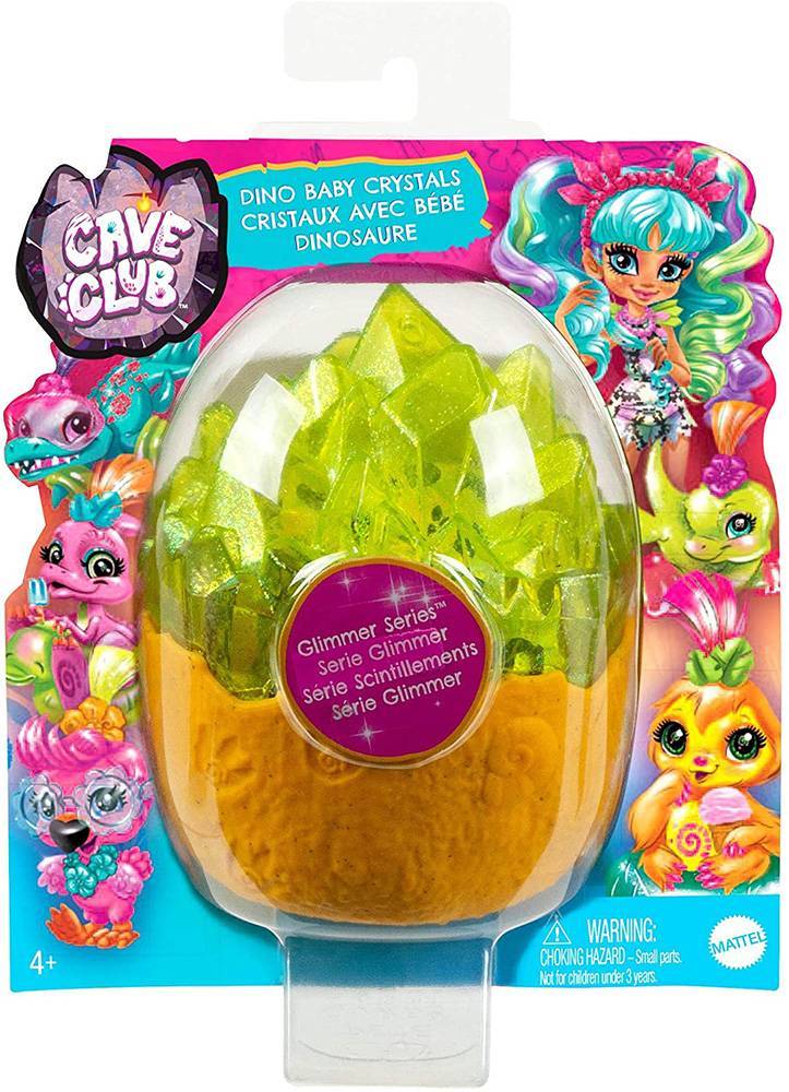 MATTEL CAVE CLUB - ΔΕΙΝΟΣΑΥΡΑΚΙΑ ΣΕ ΑΒΓΟ EGGS - GLITTER SERIES ΔΙΑΦΟΡΑ ΣΧΕΔΙΑ GXP74