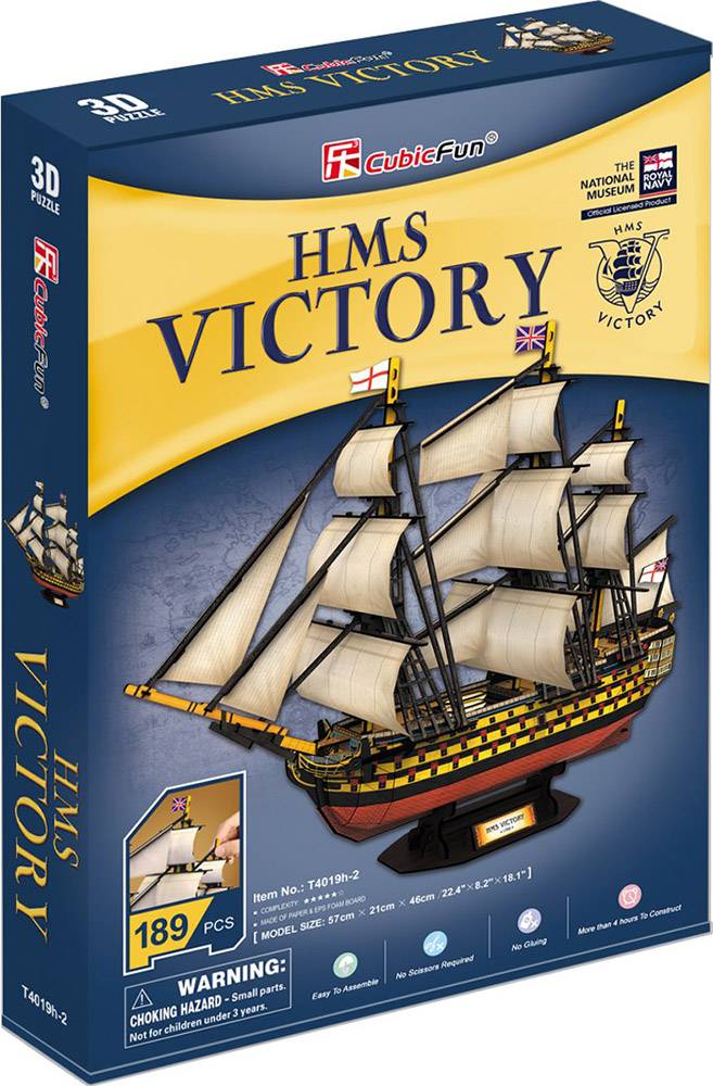 CUBIC FUN HMS VICTORY CUBIC FUN 189 ΚΟΜΜΑΤΙΑ (T4019H)
