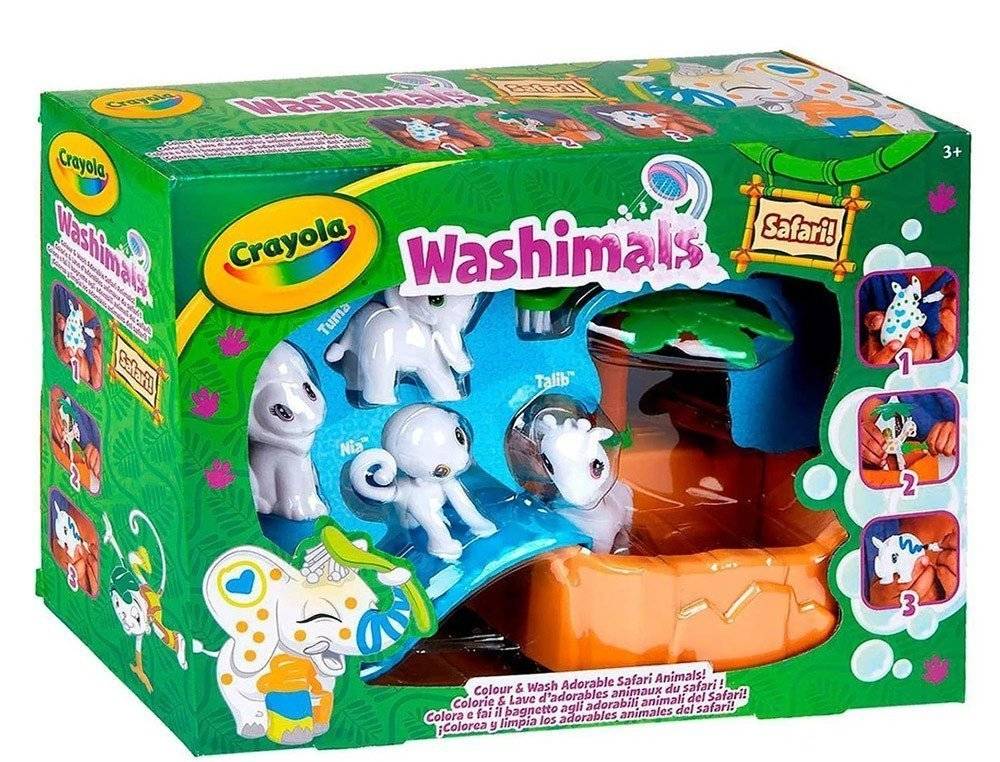 ΣΕΤ CRAYOLA WASHIMALS SAFARI