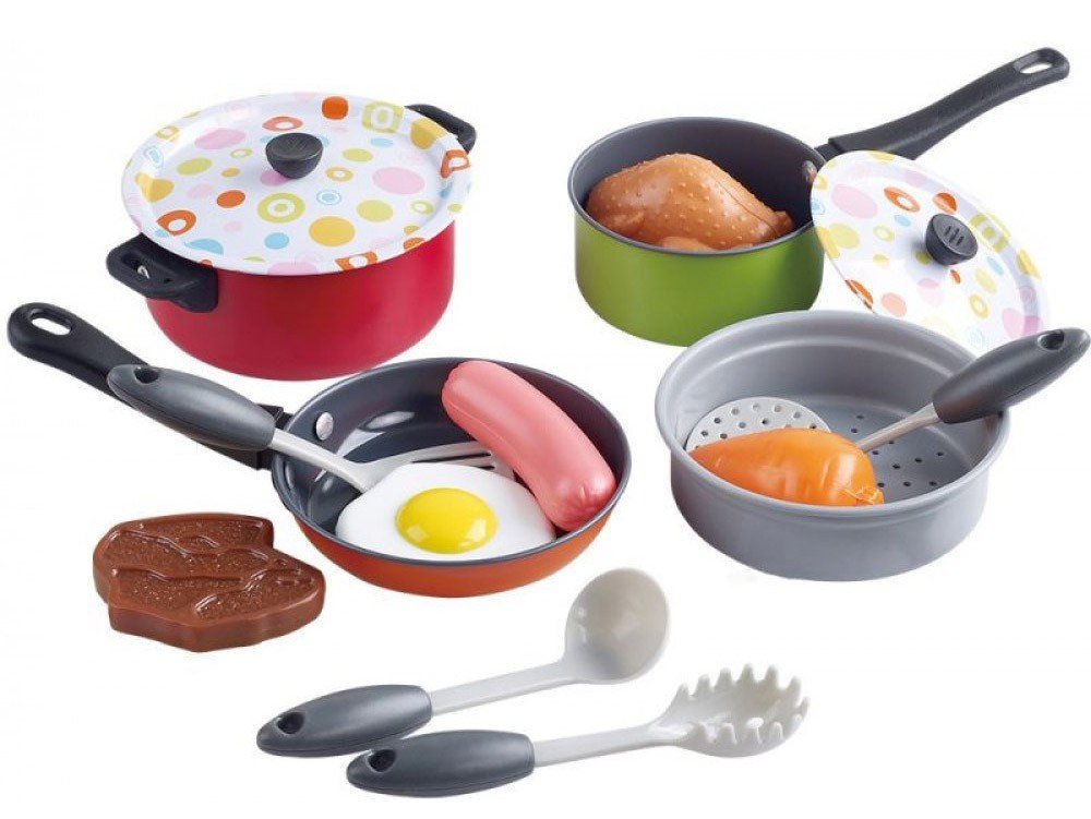 PLAYGO ΣΕΤ ΚΑΤΣΑΡΟΛΕΣ ΚΑΙ ΤΗΓΑΝΙΑ PLAYGO DECO COLLECTION (6840)