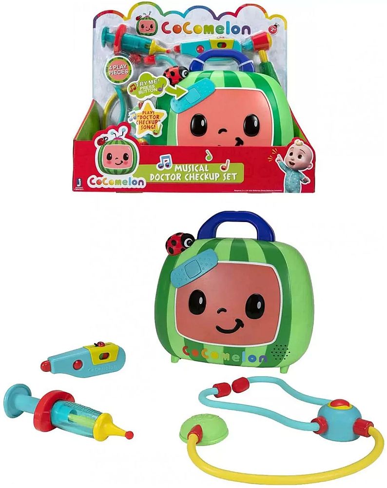 GIOCHI PREZIOSI COCOMELON ΜΟΥΣΙΚΟ ΣΕΤ ΓΙΑΤΡΟΥ ΜΕ ΛΕΙTΟΥΡΓΙΕΣ (CCM04000)