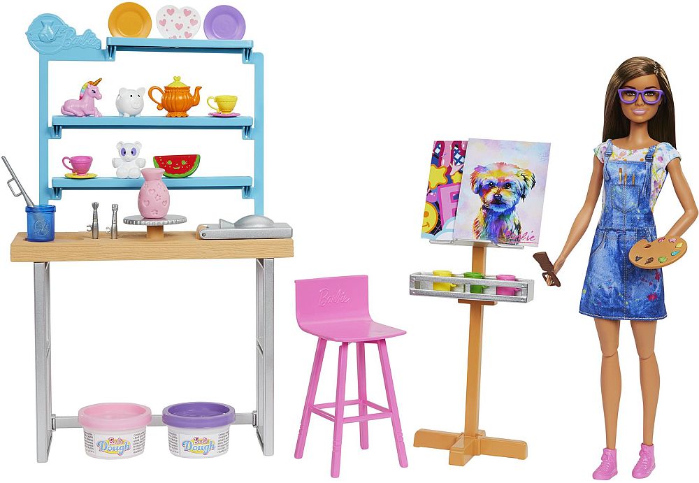 MATTEL BARBIE ΣΤΟΥΝΤΙΟ ΖΩΓΡΑΦΙΚΗΣ (HCM85)