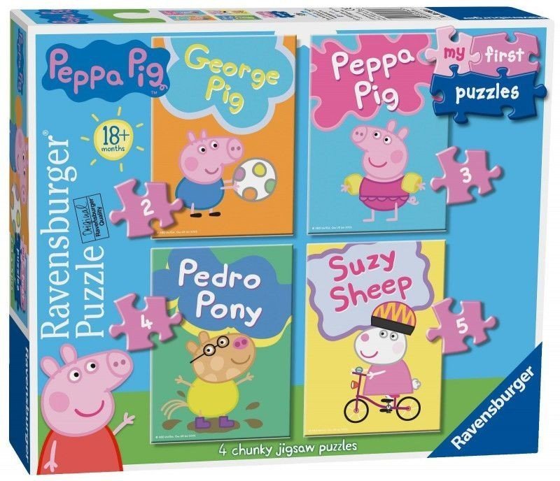 RAVENSBURGER PEPPA PIG RAVENSBURGER (2-3-4-5) 14 ΚΟΜΜΑΤΙΑ