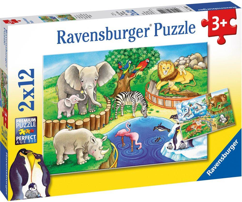 ΖΩΟΛΟΓΙΚΟΣ ΚΗΠΟΣ RAVENSBURGER (2Χ12) 24 ΚΟΜΜΑΤΙΑ