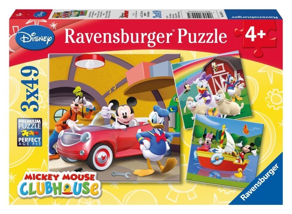 RAVENSBURGER ΟΛΟΙ ΑΓΑΠΟΥΝ ΤΟΝ ΜΙΚΥ RAVENSBURGER (3Χ49) 147 ΚΟΜΜΑΤΙΑ