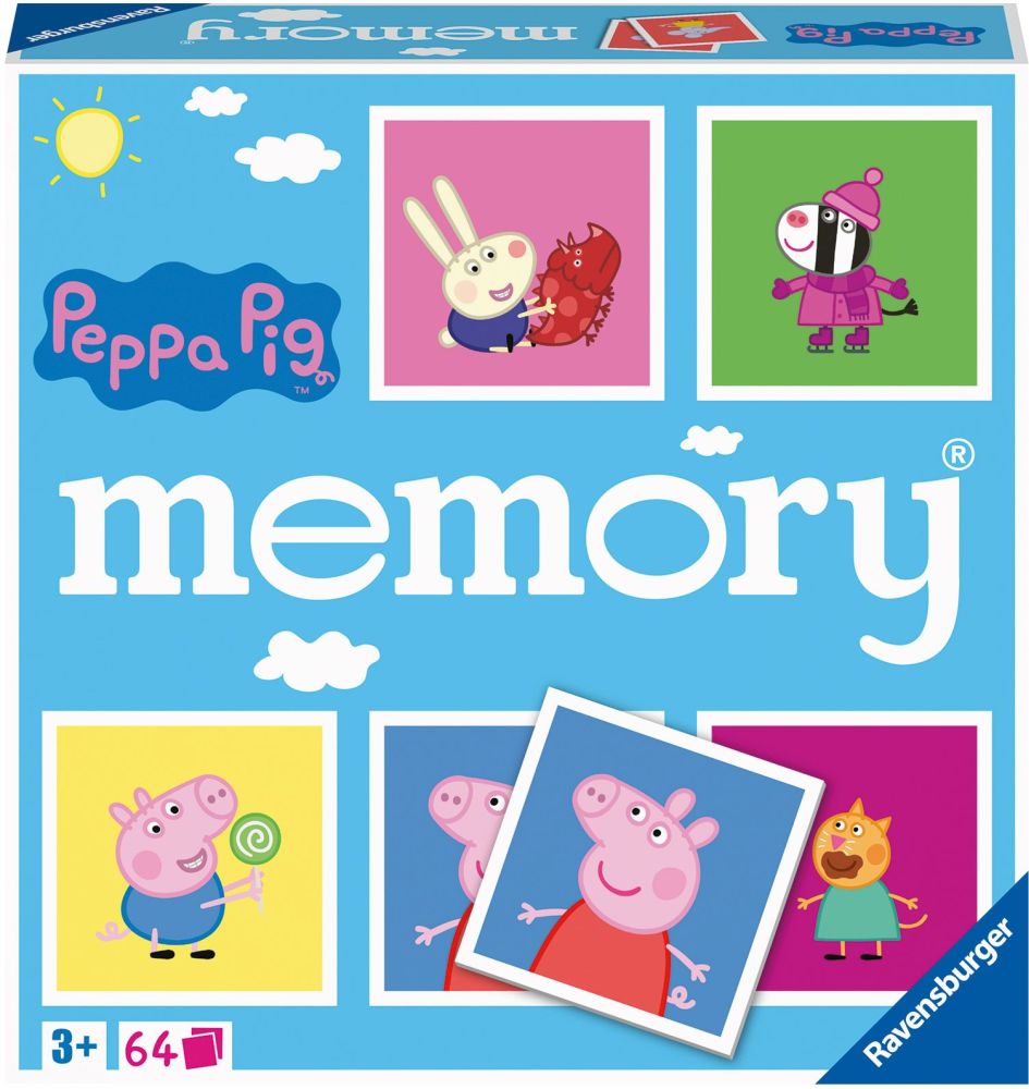 RAVENSBURGER ΕΠΙΤΡΑΠΕΖΙΟ RAVENSBURGER PEPPA PIG MEMORY 64ΤΜΧ (20886)