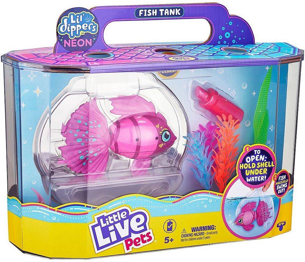 LITTLE LIVE PETS S3 ΕΝΥΔΡΕΙΟ ΜΕ ΨΑΡΑΚΙ ΑQUARITOS (LP103000)