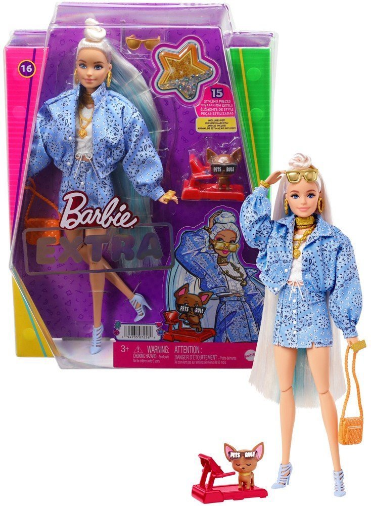 MATTEL BARBIE EXTRA - BLONDE BANDANA (HHN08)