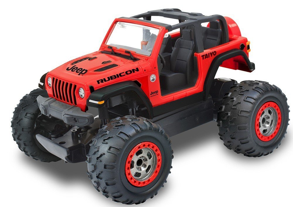 TAIYO ΤΗΛΕΚΑΤΕΥΘΥΝΟΜΕΝΟ ΟΧΗΜΑ TAIYO JEEP WRANGLER RUBICON-RED 1:22