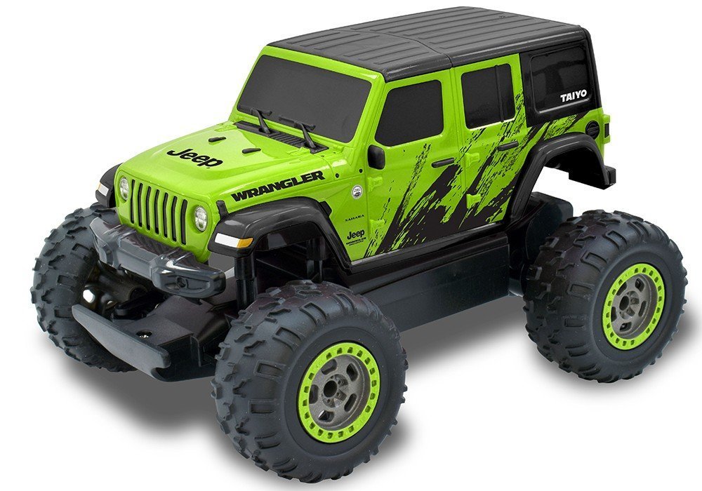 TAIYO ΤΗΛΕΚΑΤΕΥΘΥΝΟΜΕΝΟ ΟΧΗΜΑ TAIYO JEEP WRANGLER SAHARA UNLIMITED-GREEN 1:22