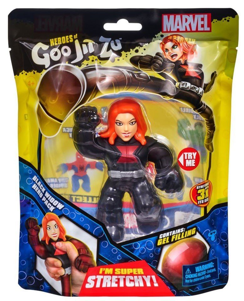 GIOCHI PREZIOSI GOO JIT ZU MARVEL SINGLE PACK SERIES 5 BLACK WIDOW