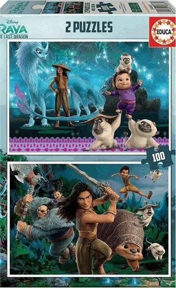 RAYA AND THE LAST DRAGON EDUCA 2X100 ΚΟΜΜΑΤΙΑ