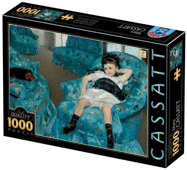 MARY CASSATT_LITTLE GIRL IN A BLUE ARMCHAIR D-TOYS 1000 ΚΟΜΜΑΤΙΑ