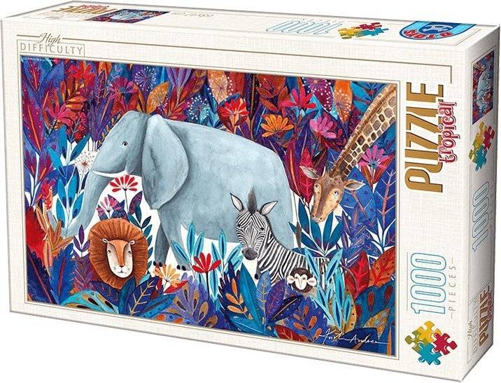 ANDREA KURTI-TROPICAL JUNGLE D-TOYS 1000 ΚΟΜΜΑΤΙΑ