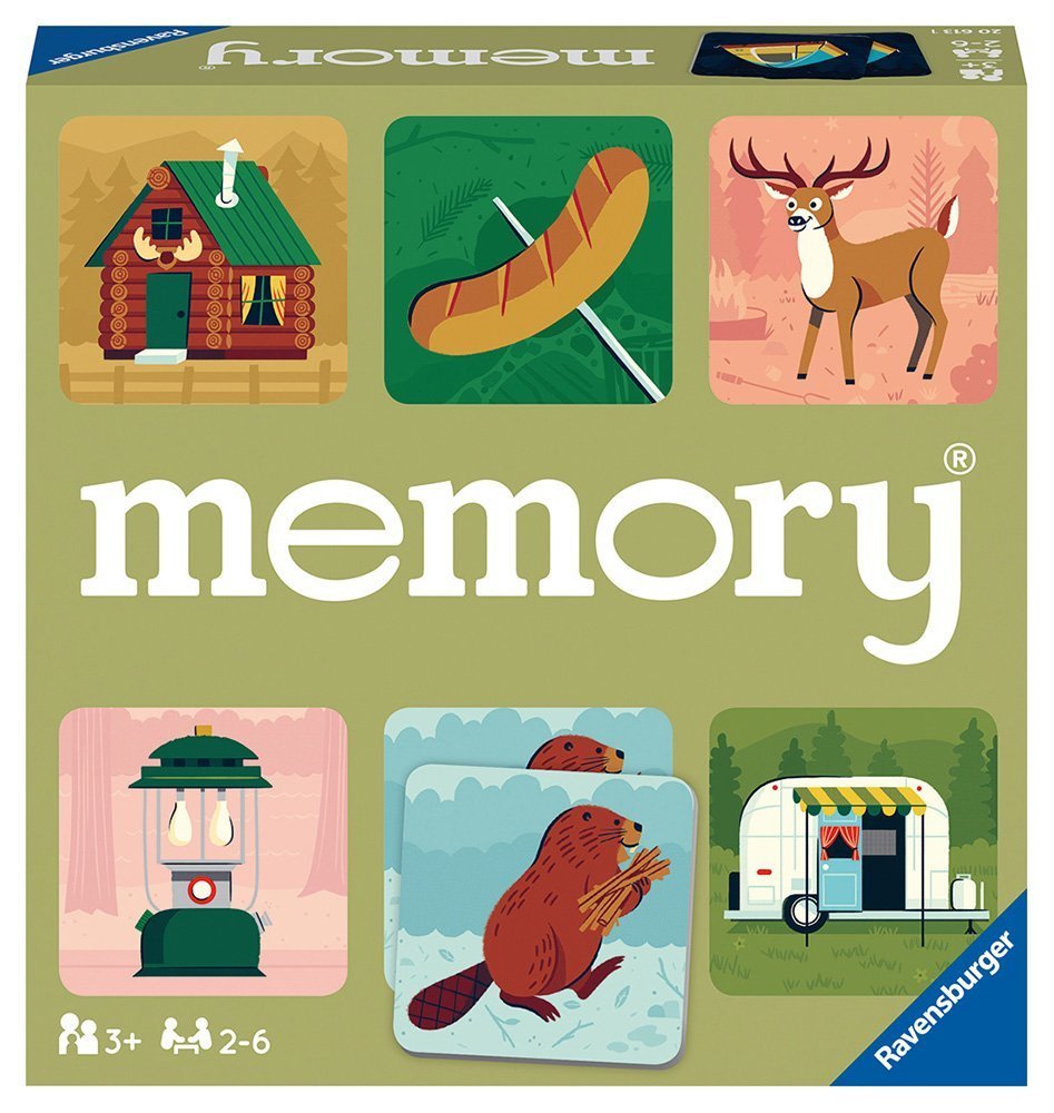 RAVENSBURGER ΕΠΙΤΡΑΠΕΖΙΟ RAVENSBURGER MEMORY ΚΑΜΠΙΝΓΚ 24ΤΜΧ (20613)