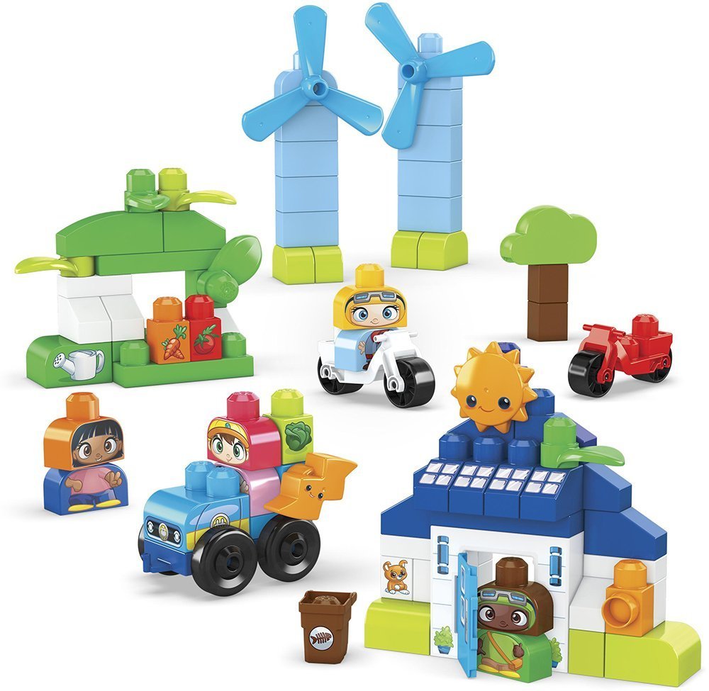 MATTEL ΟΙΚΟΛΟΓΙΚΟ ΣΠΙΤΙ MEGA GREEN TOWN (HCG36)